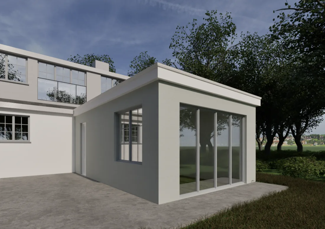 Rear extension visual