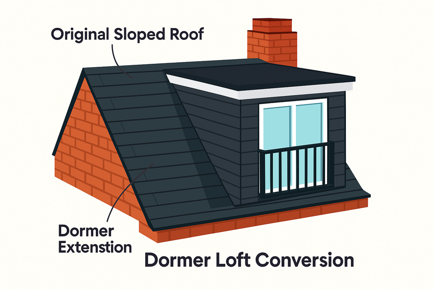 Dormer loft conversion drawing